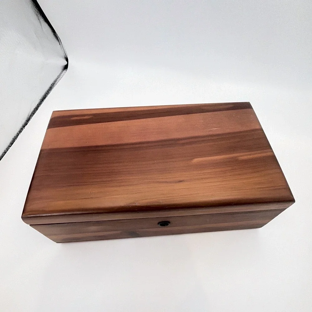 Cedar Chest Lane Cedar Wood Trinket Box Miniature Chest Hinged Lid PHX AZ
